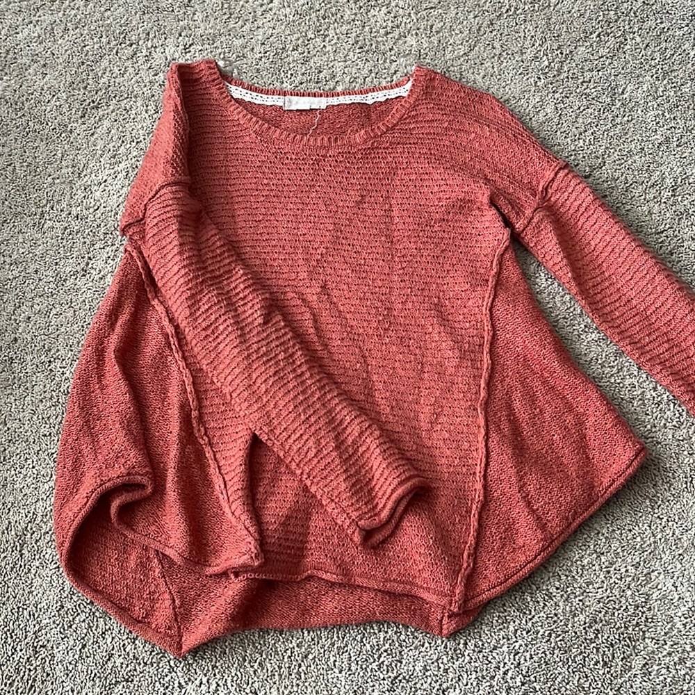 Alger’s State pink sweater